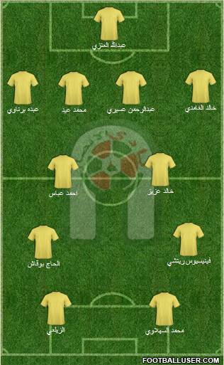 Al-Ansar (KSA) 5-3-2 football formation