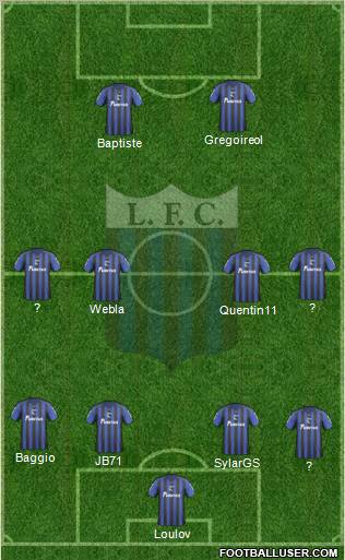 Liverpool Fútbol Club football formation