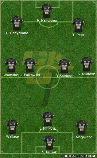 Gornik Leczna 3-4-3 football formation