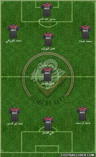 FC Omniworld football formation