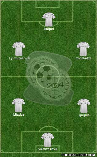 FC Zestafoni 5-4-1 football formation