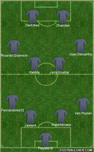 Dream Team 4-4-2 football formation