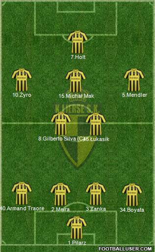 K Lierse SK football formation