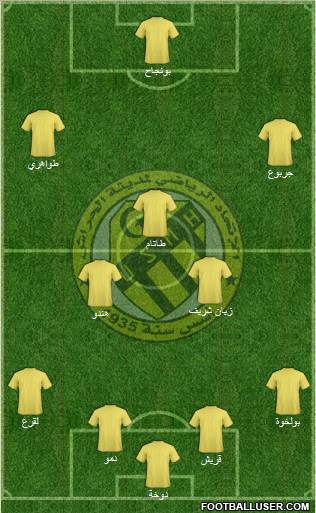 Union Sportive Madinet El-Harrach 4-5-1 football formation
