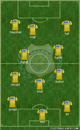 Ismaily Sporting Club 4-2-3-1 football formation