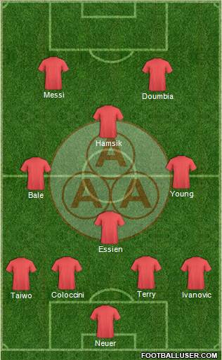 AA Anapolina 4-3-1-2 football formation