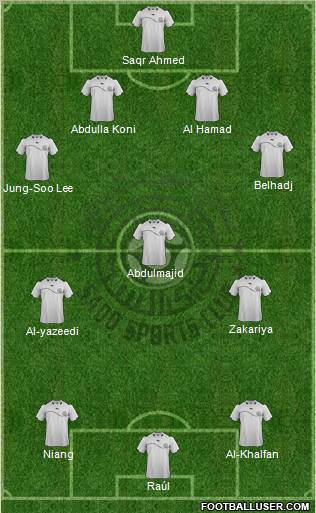 Al-Sadd Sports Club football formation