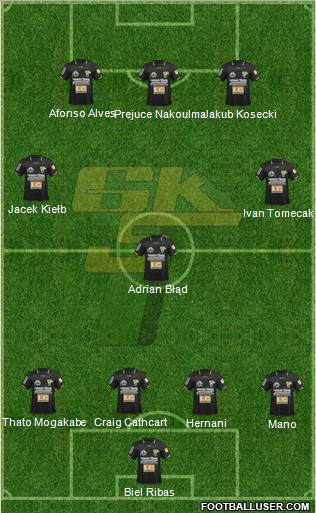 Gornik Leczna football formation