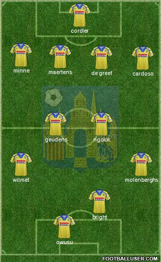 KVC Westerlo 4-2-2-2 football formation