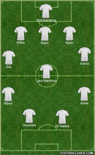 Dream Team 5-3-2 football formation