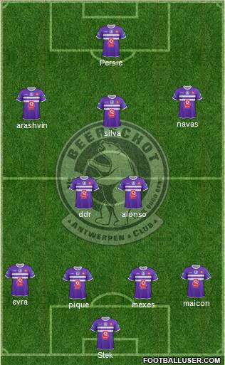 G. Beerschot Antwerpen football formation