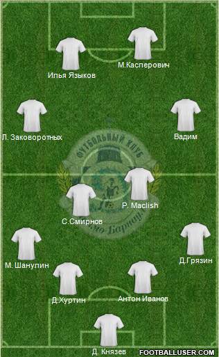 Dinamo Barnaul football formation