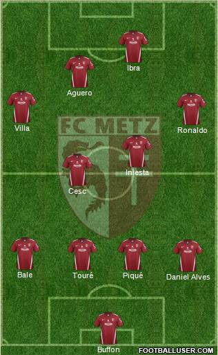 Football Club de Metz football formation