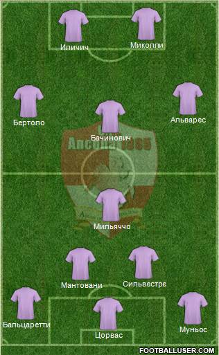 Ancona 4-4-1-1 football formation