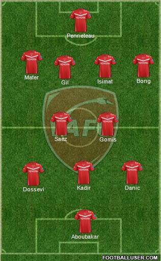 Valenciennes Football Club football formation