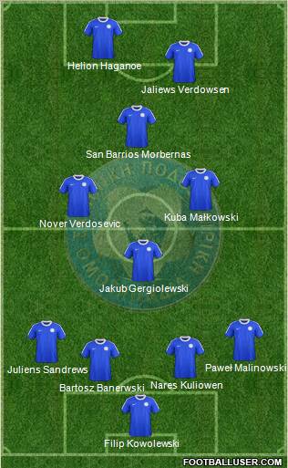 Estonia football formation