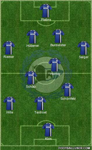 DSC Arminia Bielefeld football formation