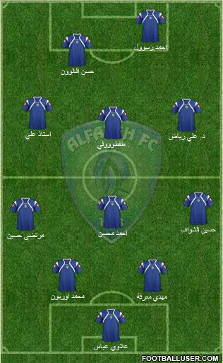 Al-Fat'h football formation