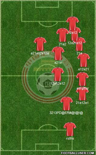 China 3-5-2 football formation