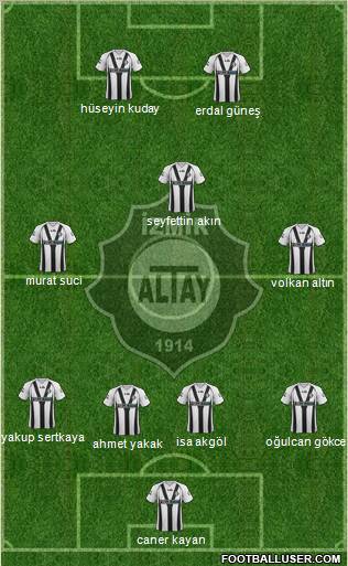 Altay 5-3-2 football formation