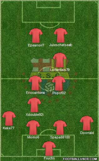 Barcelona SC 4-1-3-2 football formation