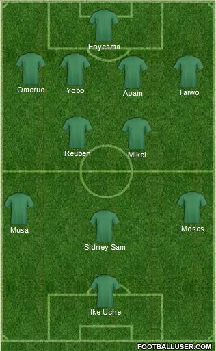 FC Ebedei football formation