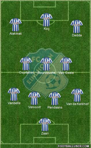 FC Eindhoven football formation