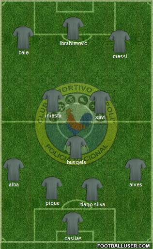 CD Espoli 4-3-3 football formation
