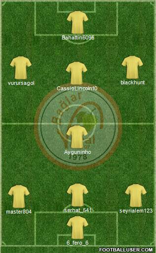 Baglar Vuralspor football formation