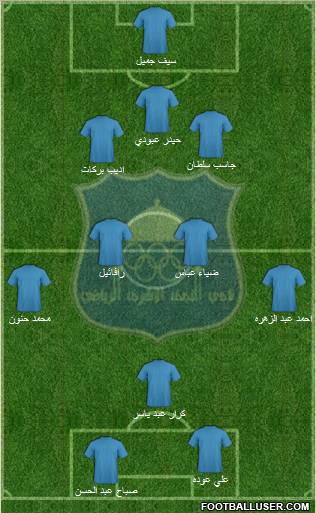 Najaf Sports Club football formation