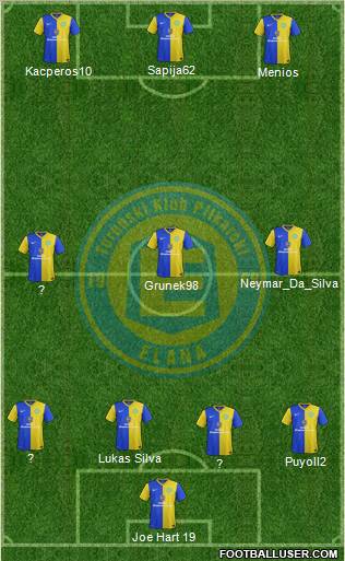 TKP Elana Torun football formation