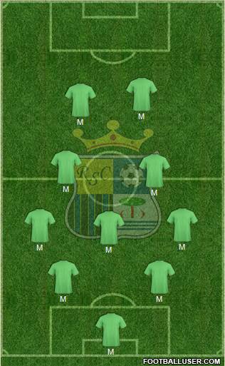 Real Sport Club Massamá 3-4-1-2 football formation