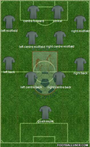CD Melipilla 4-2-2-2 football formation