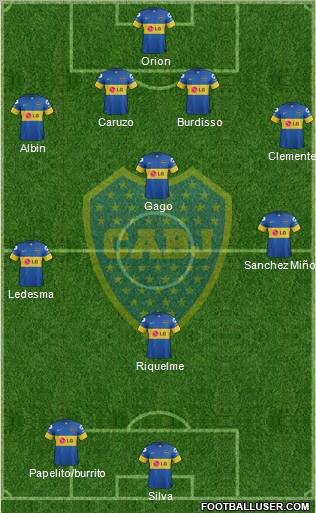 Posible formacion Boca 2013 Posible formacion Boca 2013