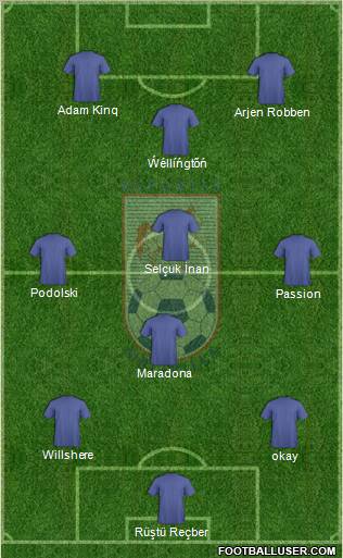 CD Melipilla 4-1-2-3 football formation