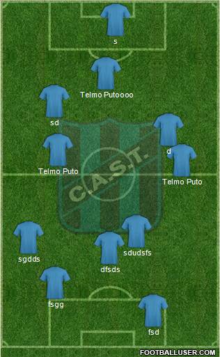 San Telmo 4-2-4 football formation