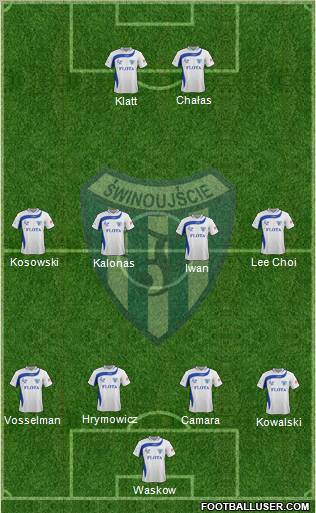 Flota Swinoujscie football formation