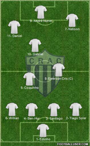 CRA Catalano 4-3-3 football formation
