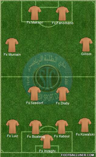 Al-Talaba Sports Club 4-2-2-2 football formation