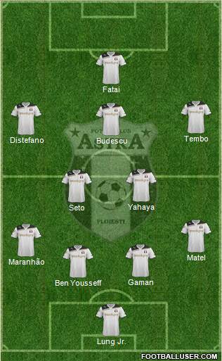 CSM FC Ploiesti 4-2-3-1 football formation