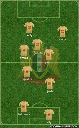 Al-Jaish (EGY) 3-5-2 football formation