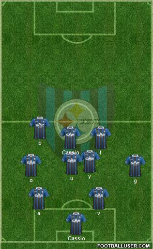CD Huachipato 3-4-3 football formation