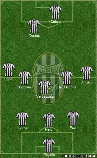 Siena football formation