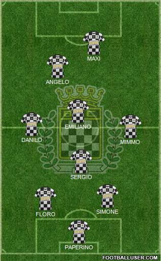 Boavista Futebol Clube - SAD 5-3-2 football formation