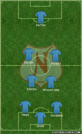 Náutico EC 4-4-2 football formation