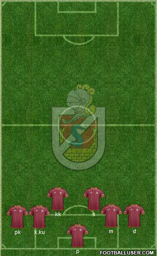 CD La Serena S.A.D.P. 3-4-2-1 football formation