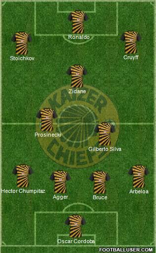 Kaizer Chiefs (South Africa) Football Formation by HJR192