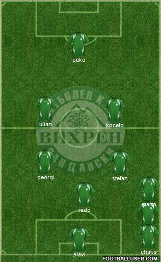 Vihren (Sandanski) football formation