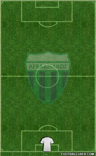 APO Levadeiakos 5-3-2 football formation