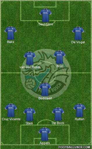 FC Den Bosch 4-3-3 football formation